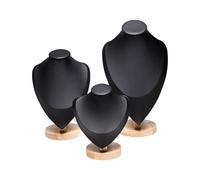 Oxtxuzdm 3er Pack Elegantes Schmuck Präsentationsregal Halskettenständer Halskettenständer Perfekt Für Den Einzelhandel Und Die Verwendung Designstudio Schmuckschrank Zubehör