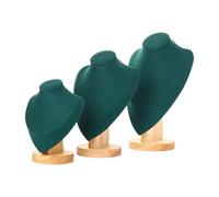 Oxtxuzdm 3er Pack Elegantes Schmuck Präsentationsregal Halskettenständer Halskettenständer Perfekt Für Den Einzelhandel Und Die Verwendung Designstudio Schmuckschrank Zubehör