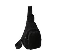 Oxtxuzdm Modische Umhängetasche aus Kordsamt, lässig, leicht, für Reisen, Crossbody-Brust für Teenager, Mädchen, Frauen, Cord-Fahrradtasche, Schwarz , One Size