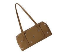 Oxtxuzdm Praktische Damen-Umhängetasche, mehrere Tragemöglichkeiten, reißfestes Nylon, kompakt, aber geräumig, wichtige Organizer, große Kapazität, Pendler, Schultertasche, khaki, One Size