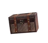 Oxtxuzdm Tragbare Schmuckkoffer Ohrringe Display Box Vintage Ringe Storage Halsketten Organisatoren Fall Holz Textur Vintage Gewebt