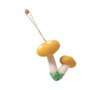 Oxxggkao Cartoon Handyanhänger in Pilzform, modischer Taschenanhänger mit Filzstruktur, perfekt, um Taschen und Handys Spaß zu machen Rote Pilzdekoration