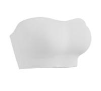 Oxxggkao Damen trägerloser, Abnehmbarer, gepolsterter Bandeau BH mit Push Up Effekt, Rutschfester, kabelloser Tube Top Unterwäsche Bralette BH aus Silikon für den Alltag, trägerloser BH