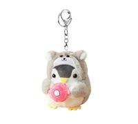 Oxxggkao Hübscher Pinguin Plüsch Schlüsselanhänger, Cosplay Kuscheltier Schlüsselanhänger, Rucksack Anhänger mit Miniatur Dekoration für Frauen, Plüsch Schlüsselanhänger