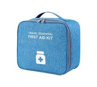 Oxxggkao Leere Pillentaschen, Reise-Medizinbedarf, Kosmetik-Organizer, Medikamententasche, Anzug für Familie, Medikamententasche, Organizer für Pillen, himmelblau, L, Mass Beauty