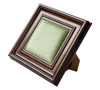 Oxxggkao Minimalistischer Holz Fotorahmen, Schmuckhalter für Ohrringe, Ringe, Aufbewahrung, Organizer, skandinavische Dekoration, Holz Ohrringhalter Rahmen