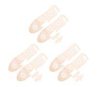 Oxxggkao Pack of 3 Sustainable Wooden Glove Shapers for Eco-Conscious Ensuring Gentle Fabric Care and Natural Finish Comfort