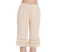 Oxxggkao Pettipants unten unter dem Kleid, elastische Taille, weites Bein, Pyjamahose, Spitzenbesatz, halbe Slip Bloomers, Culotte, Slip Shorts, Lounge Hosen