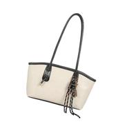 Oxxggkao PU Leder Unterarmtasche mit Anhänger, Mehrzweck Schultertasche, Bürotaschen, Arbeitshandtasche für Damen, lässig, täglicher Gebrauch, Alltagshandtasche