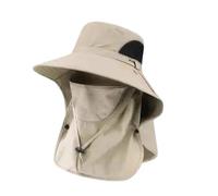 Oxxggkao Sonnenhut mit breiter Krempe, Outdoor Kletternetz, Fischermütze, Angeln, lässig, Unisex, Camping, Jagd, Eimerhüte, Schutz, atmungsaktiv, Kopfbedeckung
