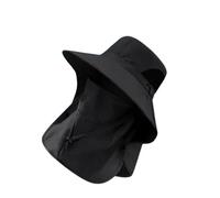 Oxxggkao Sonnenhut mit breiter Krempe, Outdoor Kletternetz, Fischermütze, Angeln, lässig, Unisex, Camping, Jagd, Eimerhüte, Schutz, atmungsaktiv, Kopfbedeckung