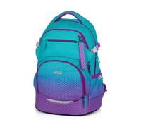 OXY BAG Ombre Schulrucksack Blau/Lila - ergonomischer & leichter Rucksack für Schüler ab 136 cm, 28L Volumen, reflektierend, ideal für Schule & Freizeit, ab 8 Jahren