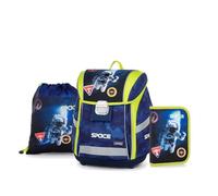 OXY BAG Schulranzen 3 TLG Set Premium Light Ergonomische Schulrucksack Set Ergonomisch, 27L, Reflektoren, mit Etui & Sportbeutel Schulset mädchen für 1. - 3. Klasse Back to School