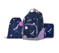 OXY GO Schulrucksack Set 3tlg für 1.-3. Klasse: Ergonomischer Rucksack, Federmappe & Turnbeutel | Mit Reflexelementen für Sicherheit | Ideal für Kinder ab 125 cm