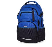 OXY BAG Ombre Schulrucksack Blau/Schwarz - ergonomischer & leichter Rucksack für Schüler ab 136 cm, 28L Volumen, reflektierend, ideal für Schule & Freizeit, ab 8 Jahren