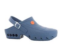 Oxypas Arbeitsschuhe Damen - Antistatische und rutschfeste Sicherheitsschuhe Herren, Leichter Clog für den Einsatz in der Medizin, Pflege und Gastro, Antibakteriell, Oxyclog, Navy Blue 39/40 EU