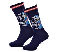 OZABI Herren-Socken Marvel Avengers, Captain23, 43-46
