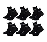 Ozabi Herren Socken QUARTER KAPPA 6er-Pack (as3, numeric, numeric_39, numeric_42, regular, regular, 6er Pack 0487N)