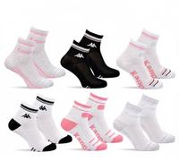 OZABI Kappa - 6 Paar Damensocken Quarter - kurze Socken Sport & Lifestyle, 1943QX6, 36-41