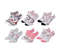 Ozabi Kinder Socken LICENCE ÜBERRASCHUNGSPAKET (as3, numeric, numeric_31, numeric_35, regular, 6er-Pack SNEAKER Mädchen ARISTOCHATS 1987)