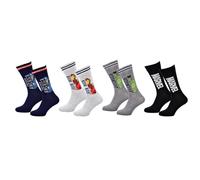 Ozabi PACK Socken für Männer Lizenz (as3, numeric, numeric_39, numeric_42, regular, regular, 4er-Pack AVENGERS 4862)