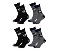 Ozabi PACK Socken für Männer Lizenz (as3, numeric, numeric_43, numeric_46, regular, regular, 4er-Pack MICKEY 2765)