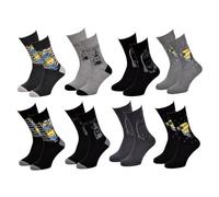 Ozabi Socken für Männer Lizenz PACK ICH EINFACH UNVERBESSERLICH (as3, numeric, numeric_43, numeric_46, regular, regular, 8er-Pack 4967)