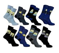 Ozabi Socken für Männer Lizenz PACK ICH EINFACH UNVERBESSERLICH (as3, numeric, numeric_43, numeric_46, regular, regular, 8er-Pack 3667)