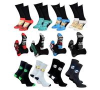 Ozabi Socken für Männer Lizenz PACK VON 12 PAAREN SURPRISE (as3, numeric, numeric_43, numeric_46, regular, regular, 3 ER PACK AVENGERS)