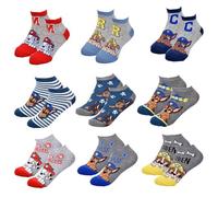 Ozabi Socken Pack Jungen PAT PATROUILLE (as3, numeric, numeric_31, numeric_34, regular, 9er-Pack SNEAKER SURPRISE)