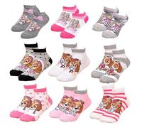 Ozabi Socken Pack Mädchen PAT PATROUILLE (as3, numeric, numeric_27, numeric_30, regular, 9er-Pack SNEAKER SURPRISE)