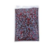 OZLCUA Strass 14400 Stück/Großpackung 41 Farben Hotfix-Strasssteine SS6-SS20 Kristall Hot Fix Strass(Dark Siam,SS10-14400pcs)