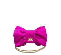 OZLCUA Strass-Taschen Schmetterling Strass Abendtaschen Metall Prom Clutch Diamanten mit Kette Schulter Handtaschen Hochzeit Damen Geldbörse(Rose red)