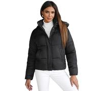 OZONEE Damen Winterjacke Jacke Winter Farbvarianten Übergangsjacke Warm Bomberjacke Steppjacke Wintermantel Daunenjacke Leichte Outdoor Puffer Jacket Übergangs 777/3865K/392 SCHWARZ L