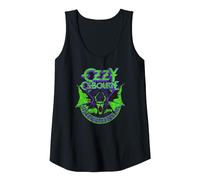 Ozzy Osbourne Bat Circle Neon Tank Top, Damen, Schwarz, M