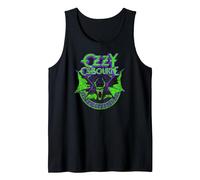 Ozzy Osbourne Bat Circle Neon Tank Top, Herren, Schwarz, L