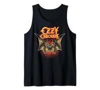 Ozzy Osbourne Bat Logo Red Tank Top