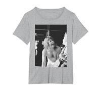 Ozzy Osbourne Blizzard of Ozz Solotournee 1981 Black Sabbath T-Shirt, Damen Große Größen, Grau Meliert, 1X