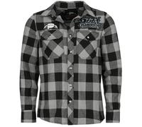 Ozzy Osbourne Check Shirt Männer Langarmhemd schwarz/grau XXL