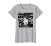 Ozzy Osbourne Der Prinz der Finsternis und Baby Jack Black Sabbath T-Shirt, Damen, Grau Meliert, XS