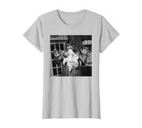 Ozzy Osbourne Der Prinz der Finsternis und Baby Jack Black Sabbath T-Shirt, Damen, Silber, L