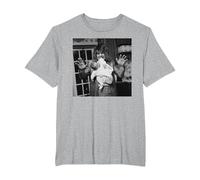 Ozzy Osbourne Der Prinz der Finsternis und Baby Jack Black Sabbath T-Shirt, Herren Große Größen, Grau Meliert, 4X Tall