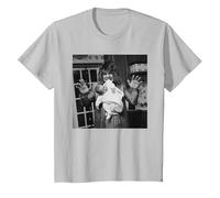 Ozzy Osbourne Der Prinz der Finsternis und Baby Jack Black Sabbath T-Shirt, Kinder, Silber, 98