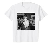 Ozzy Osbourne Der Prinz der Finsternis und Baby Jack Black Sabbath T-Shirt, Kinder, Weiß, 140