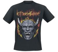 Ozzy Osbourne Devil Face Seam Spray T-Shirt schwarz in XL