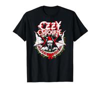 Ozzy Osbourne Holiday Bat T-Shirt, Herren, Schwarz, L