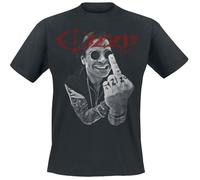 Ozzy Osbourne Middle Finger T-Shirt schwarz in XL