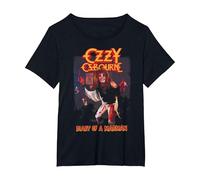 Ozzy Osbourne Tagebuch eines Wahnsinnigen T-Shirt, Damen Große Größen, Schwarz, 1X