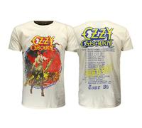 Ozzy Osbourne The Ultimate Sin Tour 1986 T-Shirt - Offizielles Merchandise Größe: L Weiß