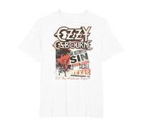 Ozzy Osbourne - The Ultimate Sin Tour T-Shirt, Herren Große Größen, Weiß, 2X Tall